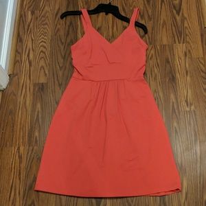 Red tank dress